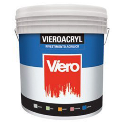 Viero - Vieroacryl rst 1,5 bianco  - Rivestimento acrilico rasato con protezione antimuffa e antialga