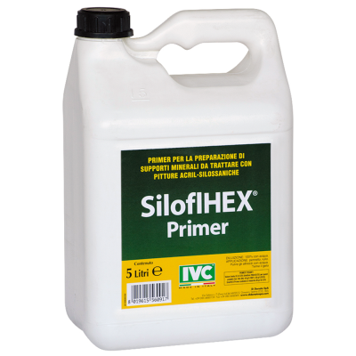 Ivc- Siloflhex primer - Per la preparazione di supporti minerali da trattare con pitture acrilsilossaniche