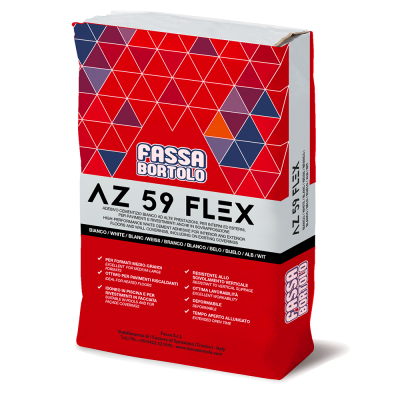 Fassa - AZ 59 FLEX BIANCO - 25kg - Adesivo monocomponente a buona elasticità