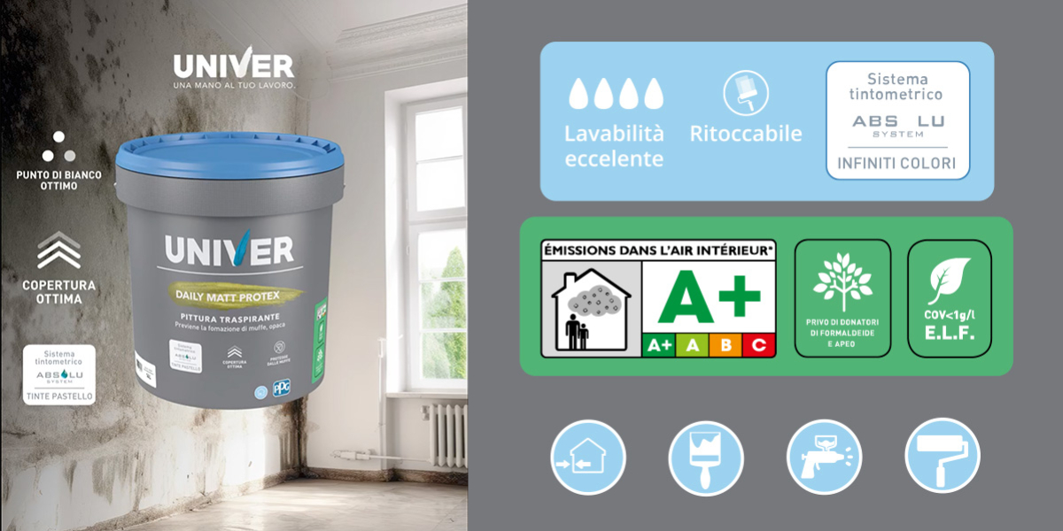 Daily Matt Protex: La Pittura Antimuffa per Interni che Protegge e Valorizza la Tua Casa